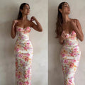 The Isla Floral Split Mini Dress