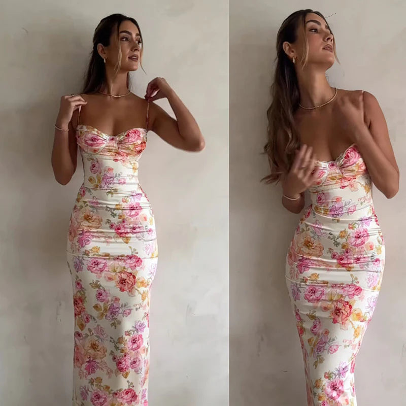 The Isla Floral Split Mini Dress