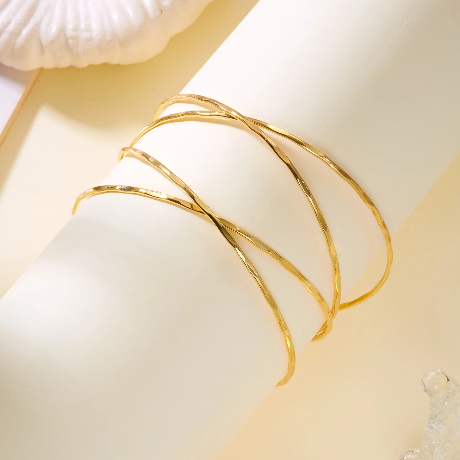 The Aurelia Geometric Arm Cuff