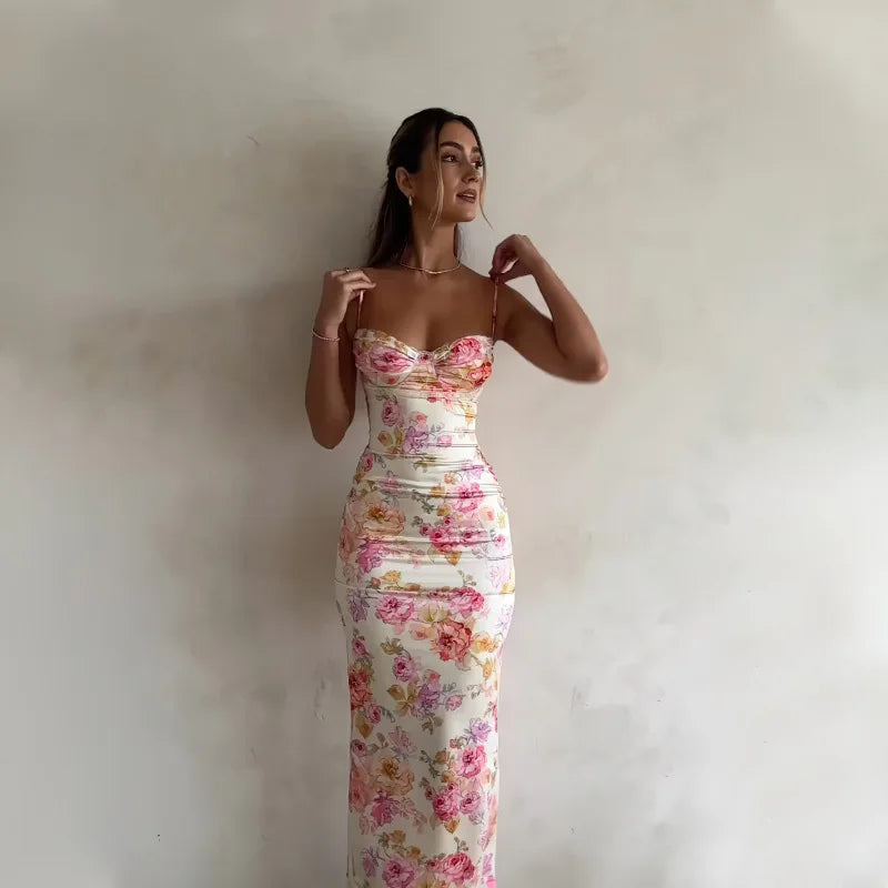 The Isla Floral Split Mini Dress