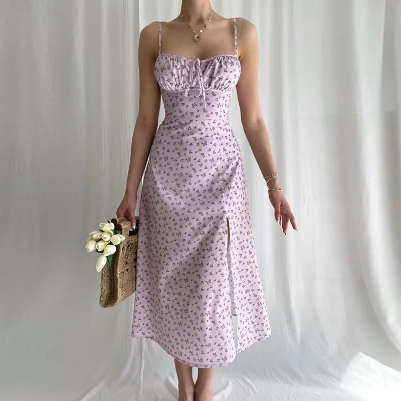 The Riviera Floral Maxi Dress