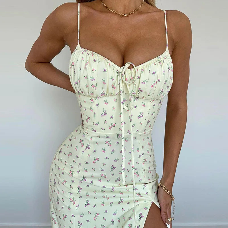 The Riviera Floral Maxi Dress